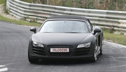 audi r8 Spider man � Audi R8 Spider onderweg 0