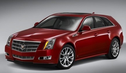 cadillac cts Het doek van de Cadillac CTS Sport Wagon is er af 0