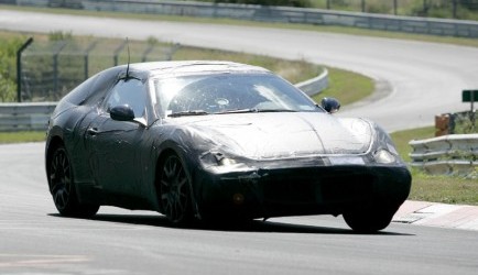 maserati Wilde haren met Maserati Spider