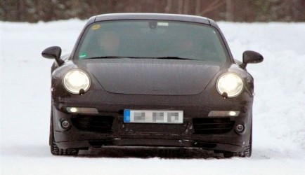 porsche 911 Nieuwe Porsche 911 Coup� en Cabriolet in de rij