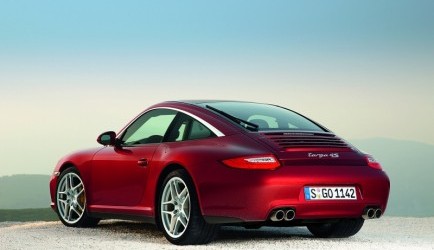 porsche 911 Porsche 911 Targa 4 onderweg 0