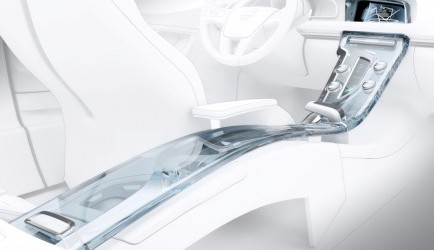 volvo s60 Kristalheldere blik op middenconsole Volvo S60 Concept