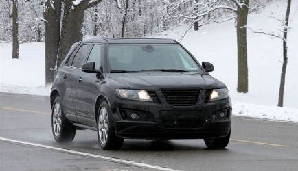 saab 9-4x Saab 9-4X in het wild 0