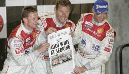 audi sebring Audi schrijft racehistorie 0