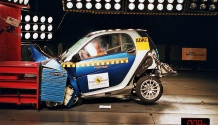 smart fortwo Smart fortwo scoort 4 sterren in EuroNCAP crashtest 0