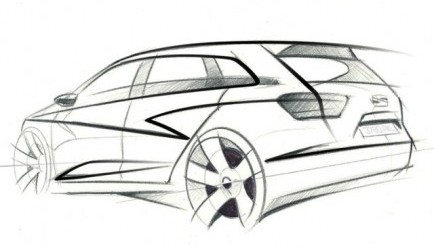 seat ibiza Studiemodel Seat Ibiza ST naar IAA 0