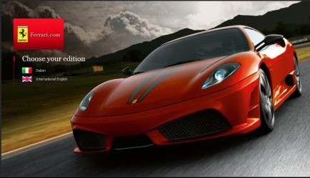 ferrari Ferrari website in een nieuw jasje 0