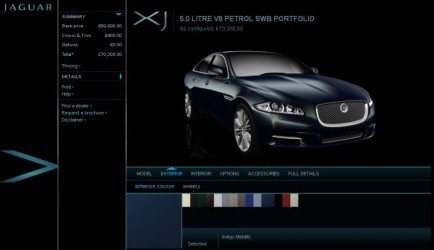 jaguar xj Zelf digitaal voorproeven aan nieuwe Jaguar XJ 0