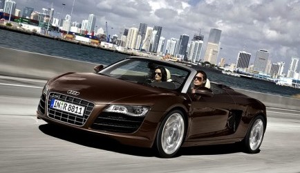 audi r8 Audi R8 Spider duikt vroegtijdig op 0