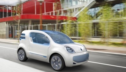 renault Vier elektrische studiemodellen op Renault-stand IAA 0