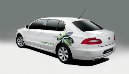 skoda superb Zuiniger prijskaartje voor Skoda Superb Greenline