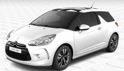 citroen ds3 Citro�n DS3 hip in zwart en wit