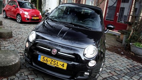 donker Milieuactivist ornament Fiat 500S sportief op smaak