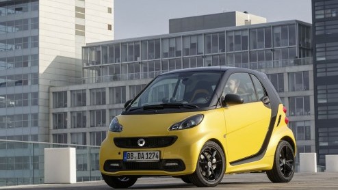 Smart Fortwo cityflame: geel! 1
