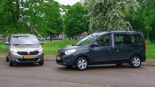 Tweestrijd: Dacia Dokker en Dacia Lodgy