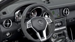 Mercedes SLK 55 AMG nu zelf in de spotlights