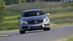 Sportieve dieselversie Mercedes-Benz A-Klasse onderweg