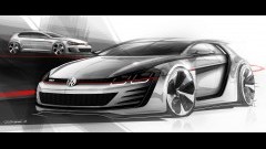 500 pk in de Volkswagen Golf Design Vision GTI