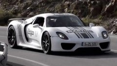 Porsche 918 Spyder in actie