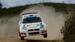 Basso met Abarth Grande Punto vierde in Vodafone Rally de Portugal