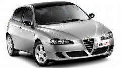 Diverse actiemodellen van Alfa Romeo