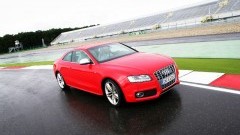 Het circuit op met de Audi S5