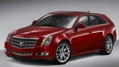 Het doek van de Cadillac CTS Sport Wagon is er af