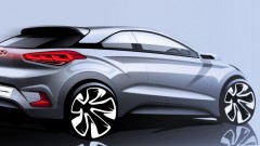 Driedeurs Hyundai i20 gedoopt tot i20 Coup