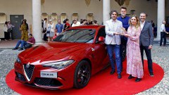 Gouden kompas voor Alfa Romeo Giulia