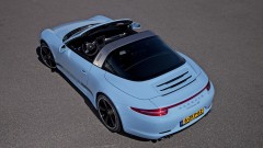 Gulfblauw en exclusief  Porsche 911 Targa 4S Exclusive Edition