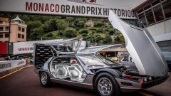 Prins Albert maakte afgelopen weekend een ererondjes met de bijzondere Lamborghini Marzal uit 1967 op het stratencircuit van Monaco.