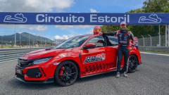 Honda zette een nieuw reonderecord op Estoril met de Civic Type R.