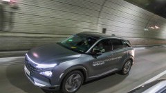 Hyundai legde met vijf auto's een afstand van 190 kilometer volledig autonoom rijdend af.
