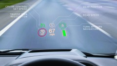 Laser head-up display voor Range Rover Evoque