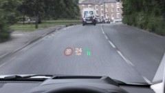 Laser head-up display voor Range Rover Evoque