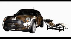 Als een koe in de wei - Mini Cooper 'Le Corbusier'