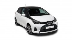 Matzwarte looks voor Toyota Yaris Bi-Tone