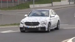 Mercedes-Benz C-klasse AMG in actie (video)