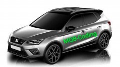 Digitaal beeld Seat Arona uitgelekt