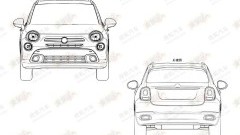 Patentschetsen Fiat 500X op straat