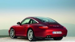 Porsche 911 Targa 4 onderweg