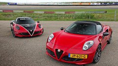 Pretnummer Alfa Romeo 4C exclusief als Track Edition