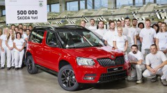 Skoda viert half miljoen Yeti's
