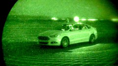 Zelfrijdende Ford Fusion Hybrid in het aardedonker