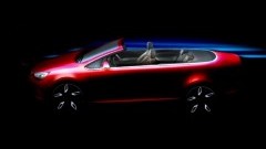 Eerste schets Opel Astra Cabrio - met stoffen dak!