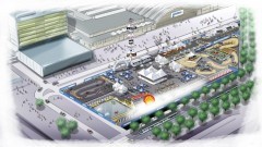 Shell opent AutoRAI met spectaculaire stunt