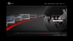 Aftellen - website Nissan GTR in de lucht