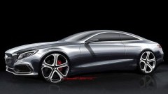 Mercedes-Benz S-klasse Coup op schets (update)