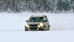 Skoda Yeti laat zich zien!