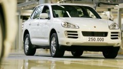 Porsche Cayenne nummer 250.000 van de band gerold